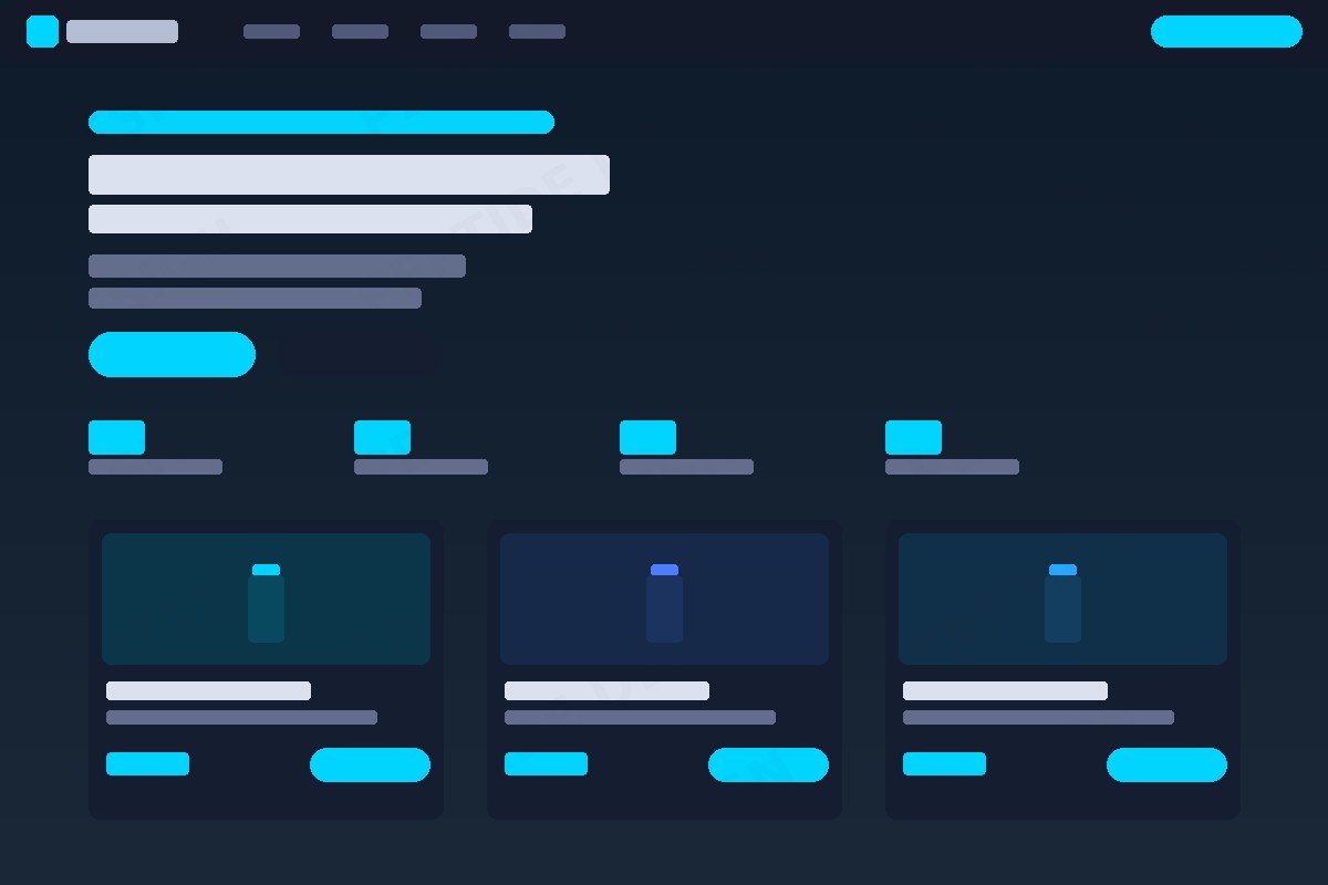 Pro website template preview
